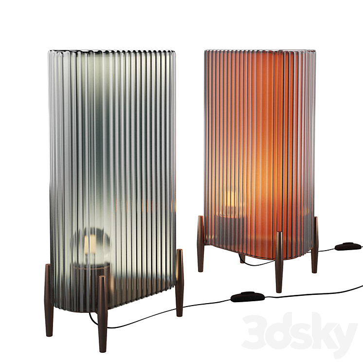 Putki table lamp 3DS Max - thumbnail 1