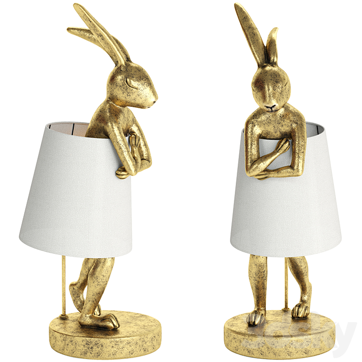 Rabbit Lamp 3DS Max - thumbnail 1