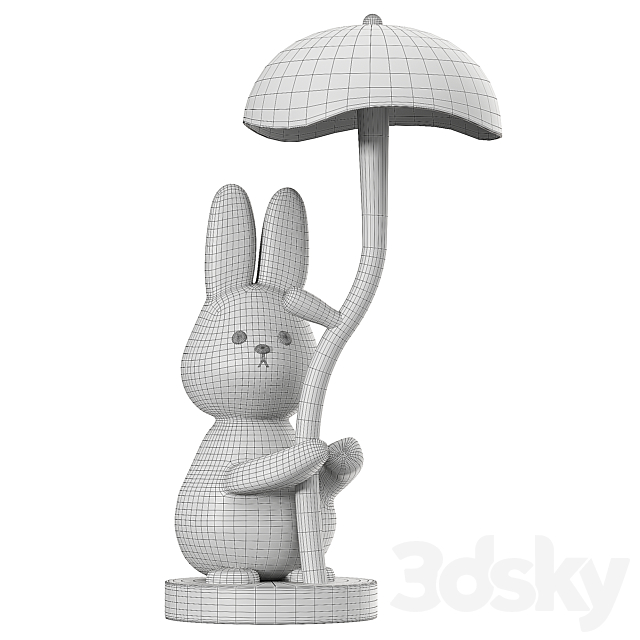 Rabbit Night Light 3ds Max - thumbnail 3