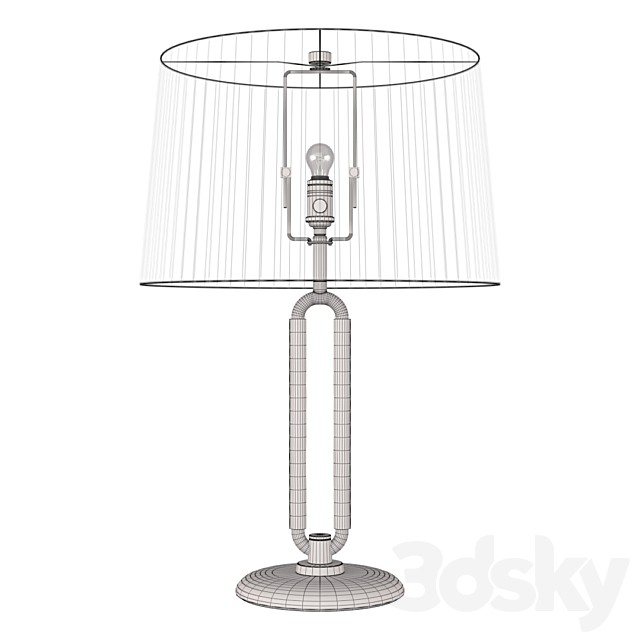 Ralph Lauren Home Cody Medium Table Lamp 3ds Max - thumbnail 3