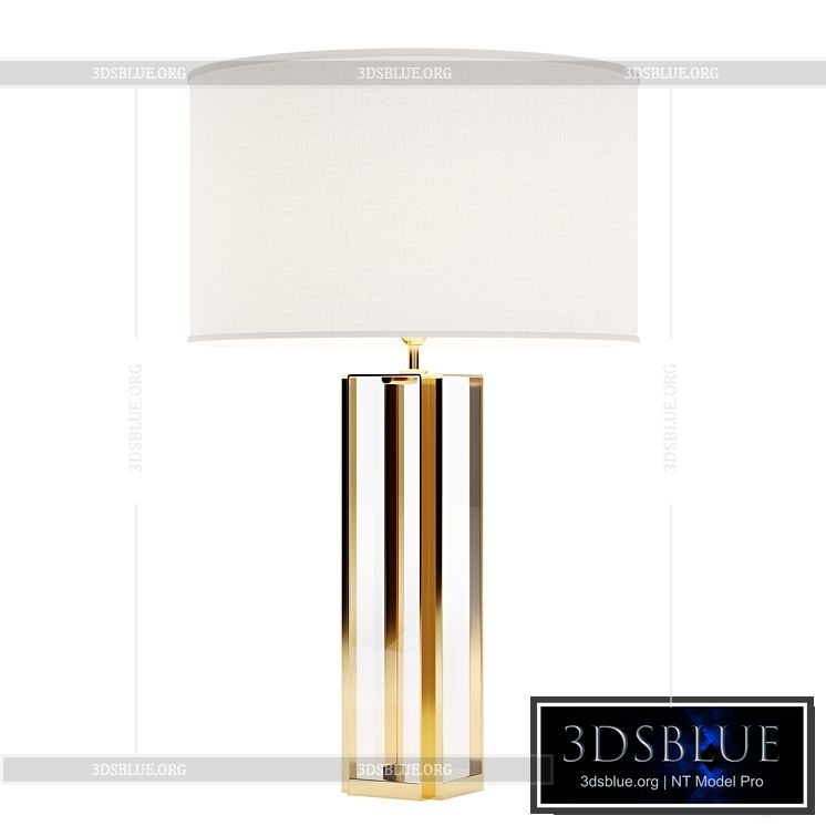 RESTORATION HARDWARE ROBESON TABLE LAMP 3DS Max - thumbnail 3