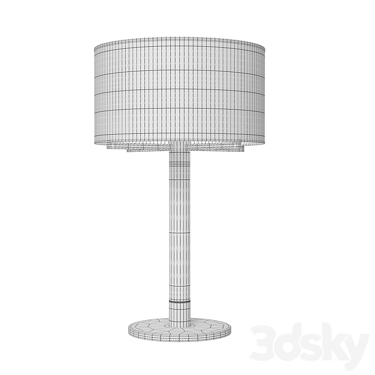 Restoration Hardware – Truman Table Lamp 3DS Max - thumbnail 2