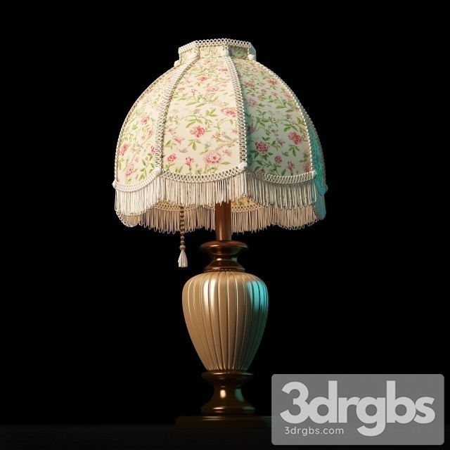 Retro Table Lamp 3dsmax Download - thumbnail 1