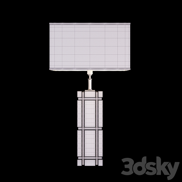 RH Lorring Table Lamp – Tall 3DS Max - thumbnail 2