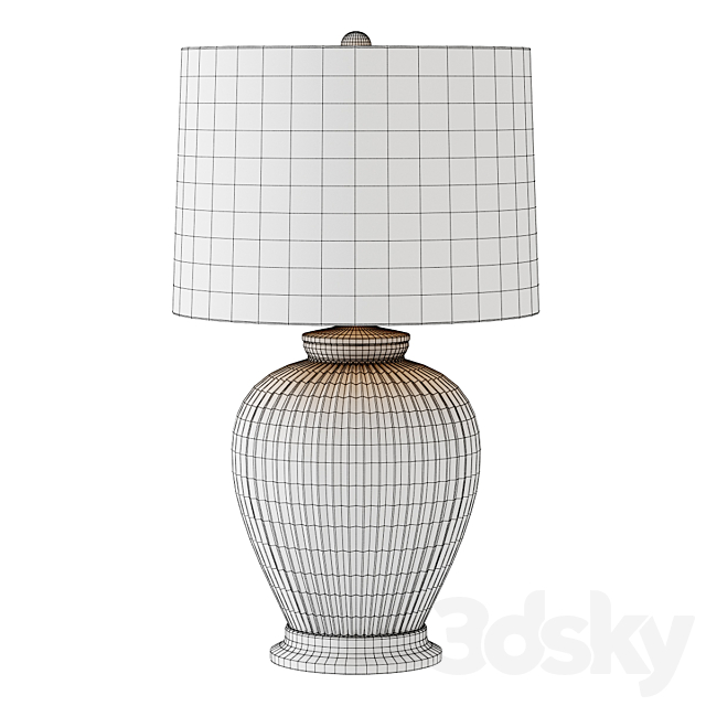 RICHMOND TABLE LAMP 3DS Max Model - thumbnail 2