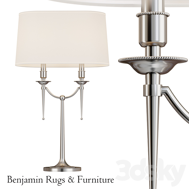 Robert Abbey Cedric Table Lamp.2 3DSMax File - thumbnail 1