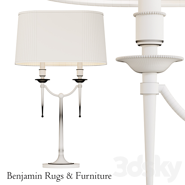 Robert Abbey Cedric Table Lamp.2 3DSMax File - thumbnail 2