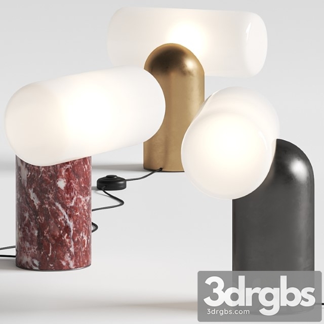 Roche Bobois Amor Table Lamps 3dsmax Download - thumbnail 1