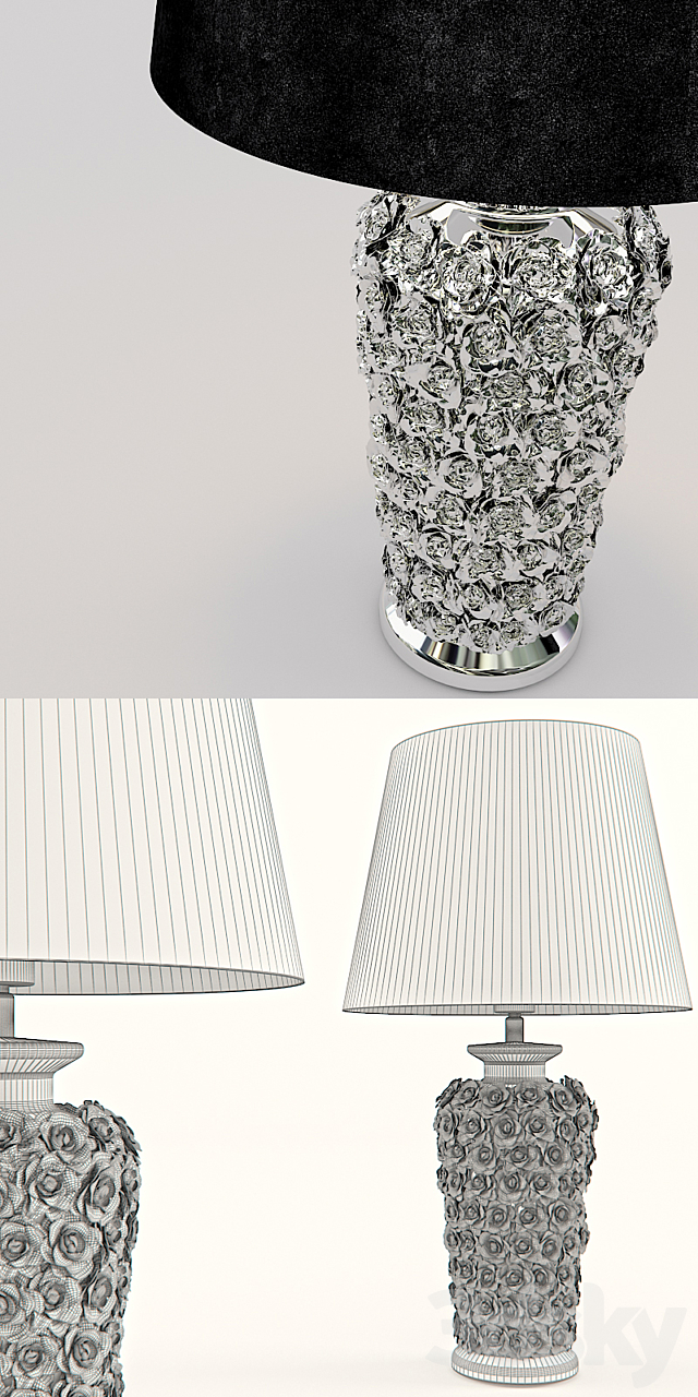 Rose Multi Table Lamp by Kare Design 3DSMax File - thumbnail 3