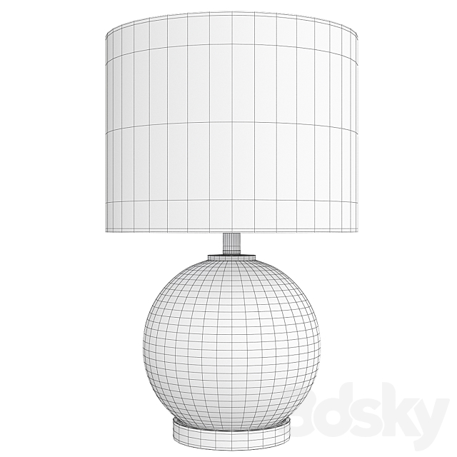 Safavieh lighting lonni table lamp 3ds Max - thumbnail 2