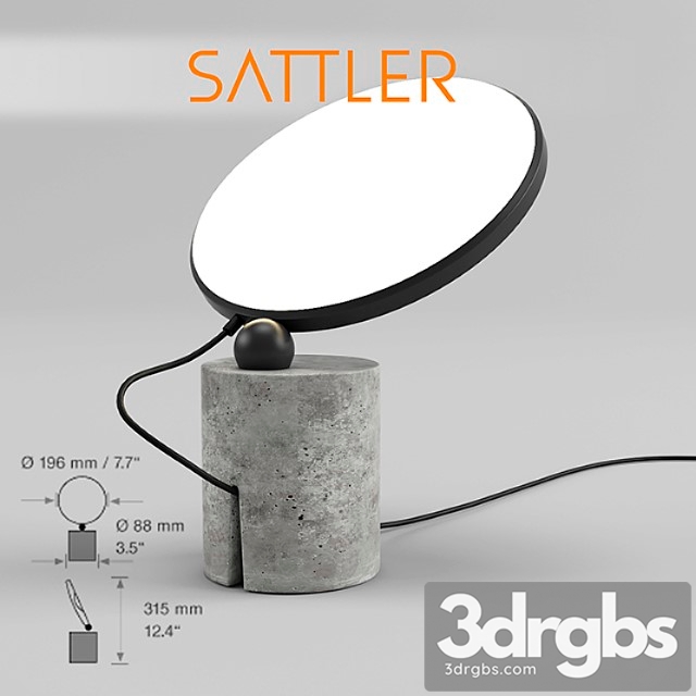 Sattler Table Lamp Avveni 3dsmax Download - thumbnail 1