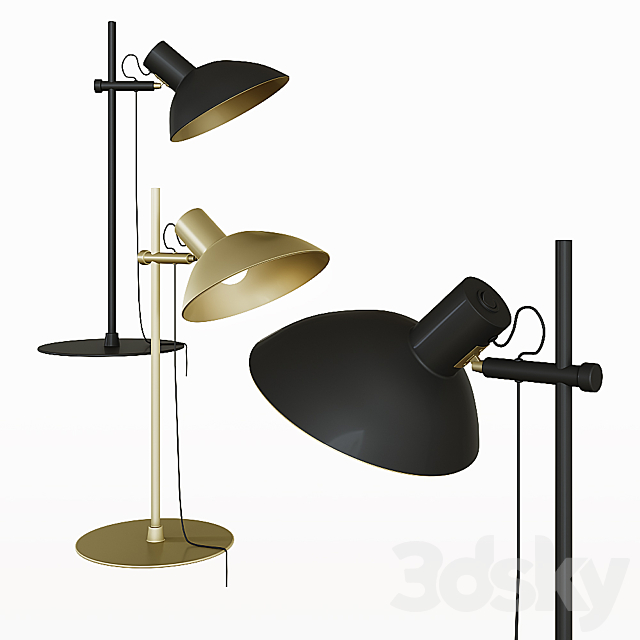 SD Table Lamp Halo Design Metropole Table Lamp 3DSMax File - thumbnail 1