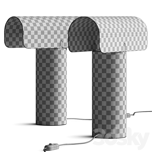 Secto Teelo 8020 Table Lamp 3DSMax File - thumbnail 3