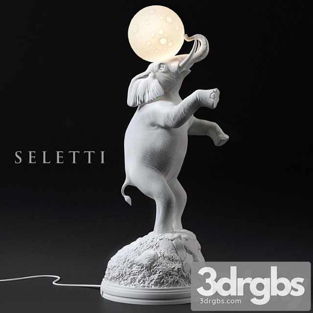 Seletti elephant lamp 3dsmax Download - thumbnail 1