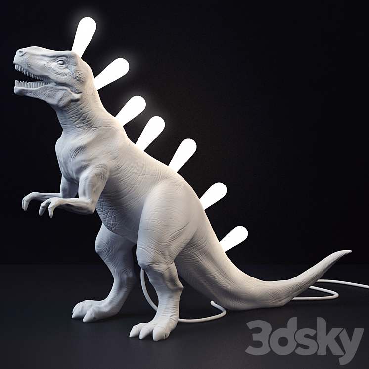 Seletti Jurassic Lamp Rex. 3DS Max - thumbnail 1