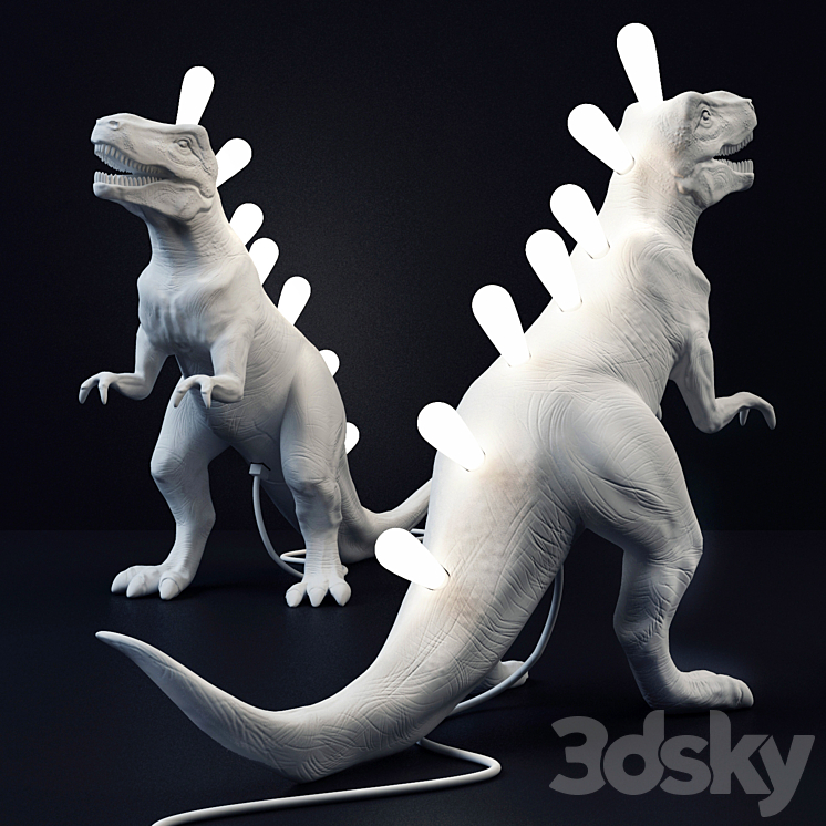 Seletti Jurassic Lamp Rex. 3DS Max - thumbnail 2