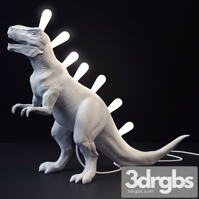 Seletti jurassic lamp rex. 3dsmax Download - thumbnail 1