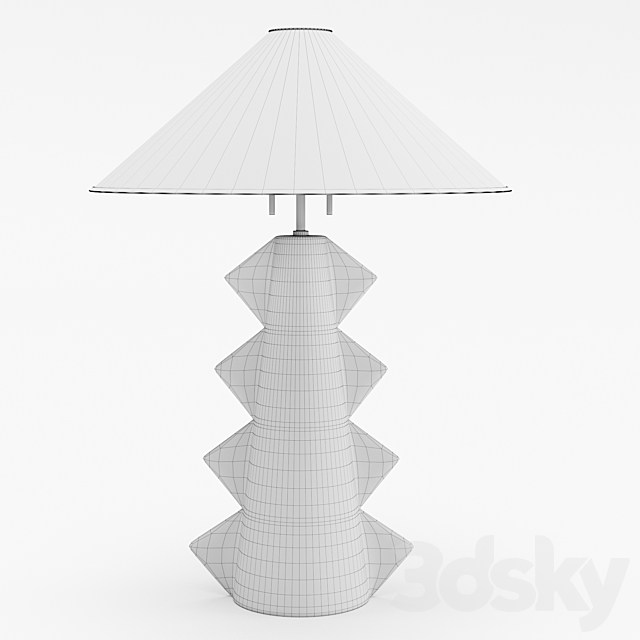 Senso Large Table Lamp 3DS Max Model - thumbnail 3