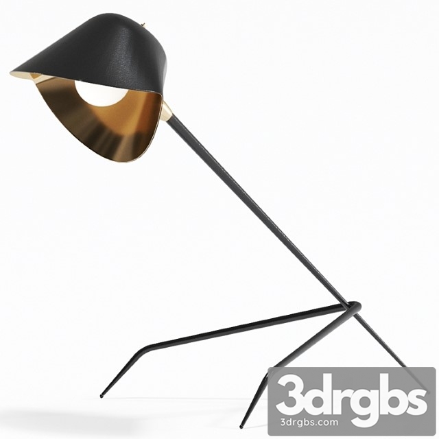 Serge mouille tripode table lamp - thumbnail 1