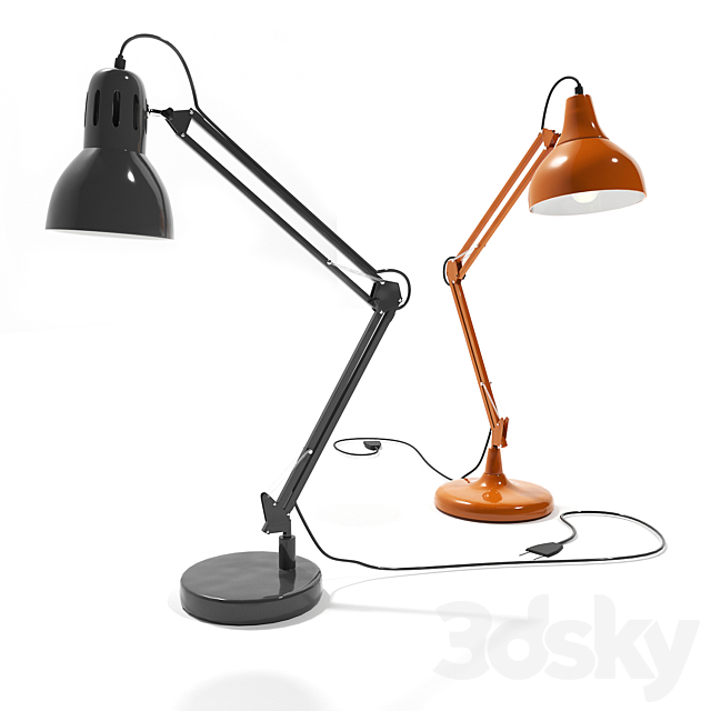 Set table lamp 2 3DS Max Model - thumbnail 2