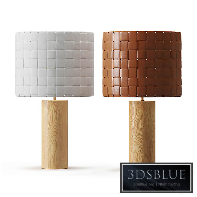 Shinola Parker Wood Table Lamp 3DS Max - thumbnail 3