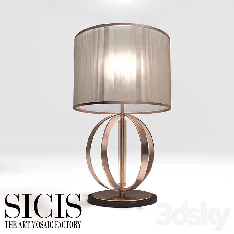 Sicis Odeon Table Lamp 3DS Max - thumbnail 1