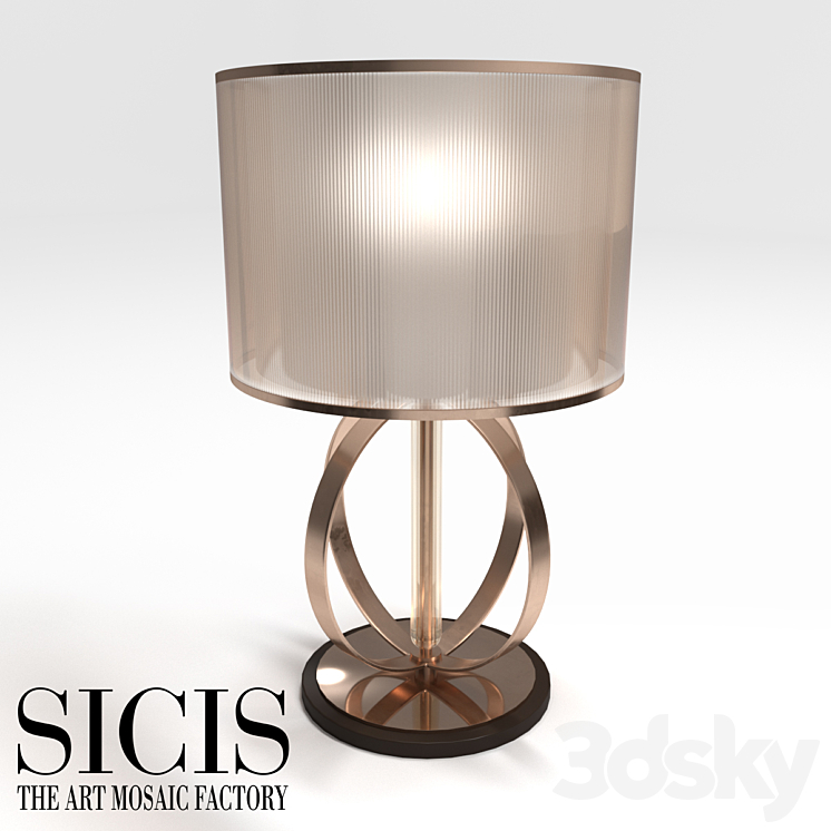 Sicis Odeon Table Lamp 3DS Max - thumbnail 2