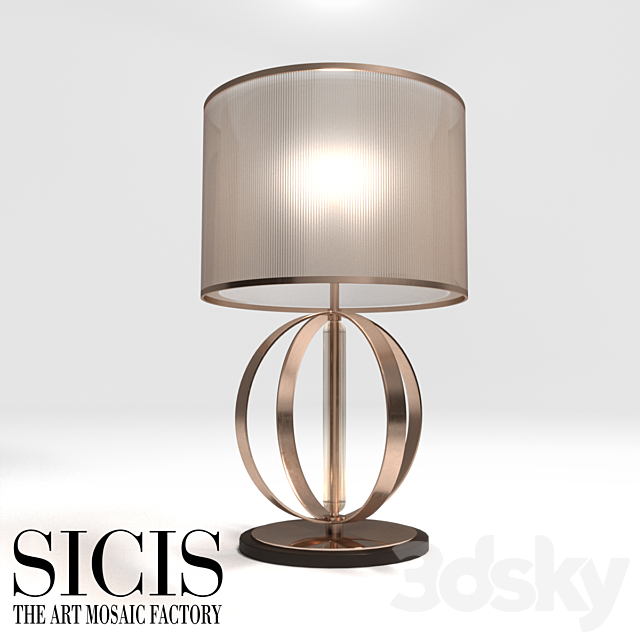 Sicis Odeon Table Lamp 3DSMax File - thumbnail 1