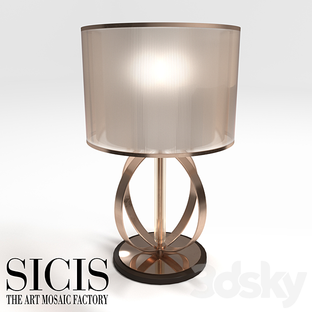 Sicis Odeon Table Lamp 3DSMax File - thumbnail 2