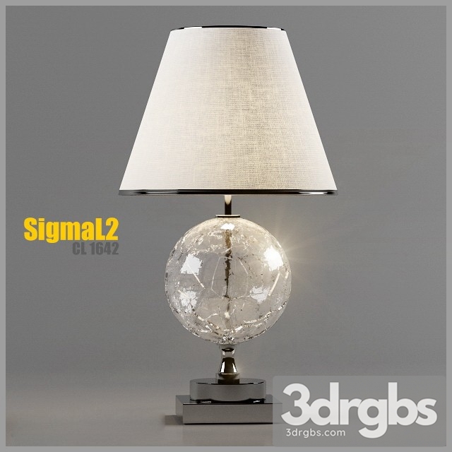 Sigmal 2 Table Lamp 3dsmax Download - thumbnail 1