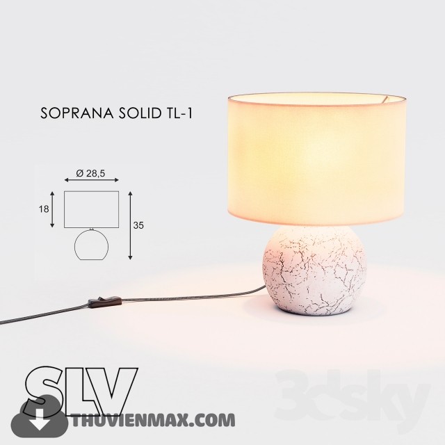 SLV Soprana solid TL-1 3DS Max - thumbnail 3