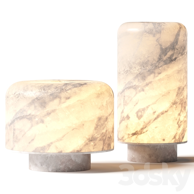 Studio Raw Material Foxfire Pair of Lamps 3ds Max - thumbnail 1