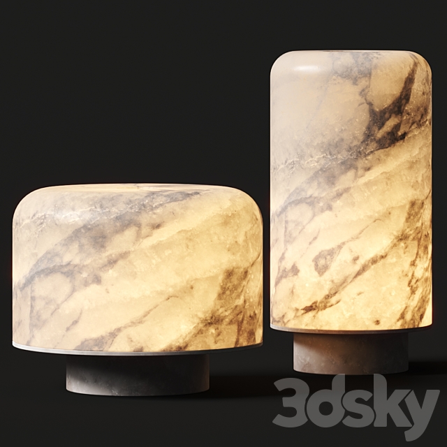 Studio Raw Material Foxfire Pair of Lamps 3ds Max - thumbnail 2