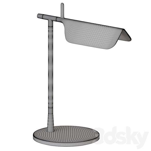 Tab T Desk Lamp 3DS Max Model - thumbnail 2