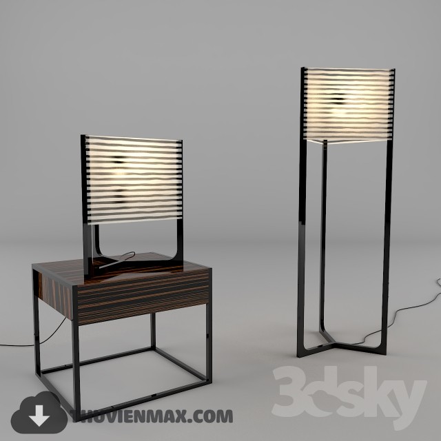 Table Floor Lamp 3DS Max - thumbnail 3