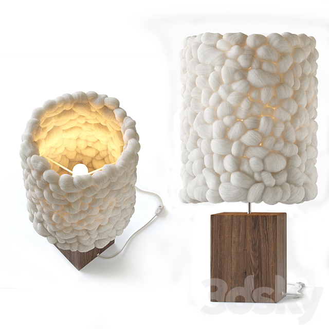 Table floor lamp small size by Helen Loom 3DS Max Model - thumbnail 2