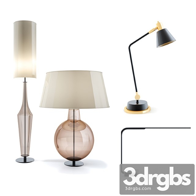 Table Lamp 148 3dsmax Download - thumbnail 1