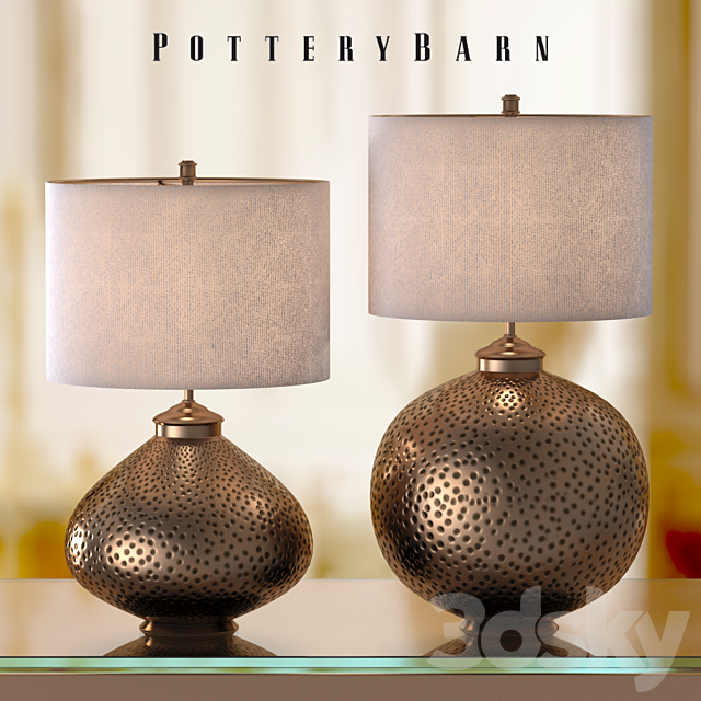 TABLE LAMP 3 3DS Max Model - thumbnail 1