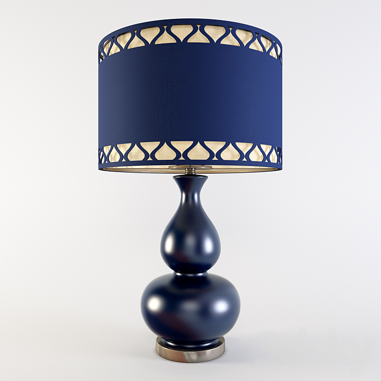 Table lamp 3DS Max Model - thumbnail 1