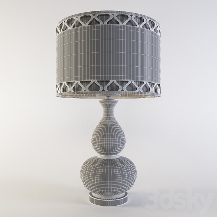 Table lamp 3DS Max Model - thumbnail 2