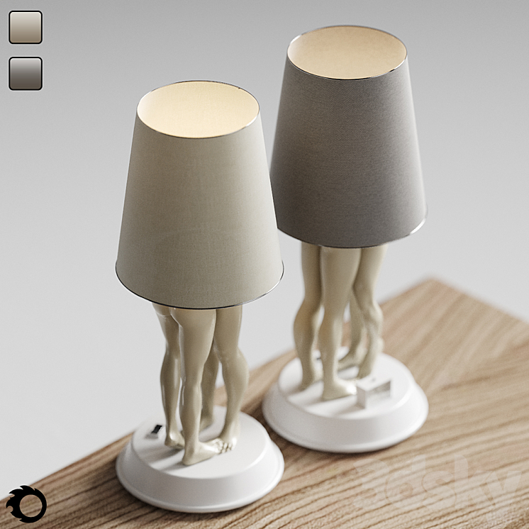 table lamp 3DS Max - thumbnail 2