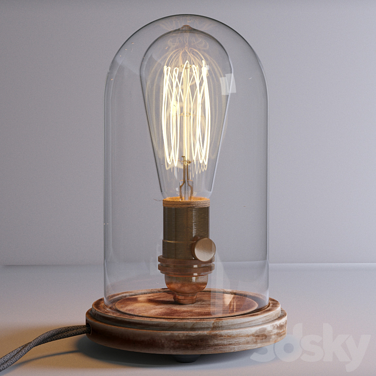 Table lamp 3DS Max - thumbnail 1