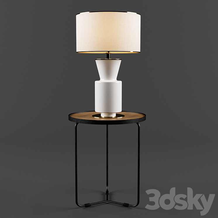 TABLE LAMP 3DS Max - thumbnail 2