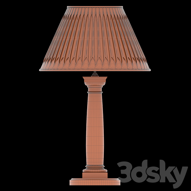 Table lamp 3DS Max Model - thumbnail 2