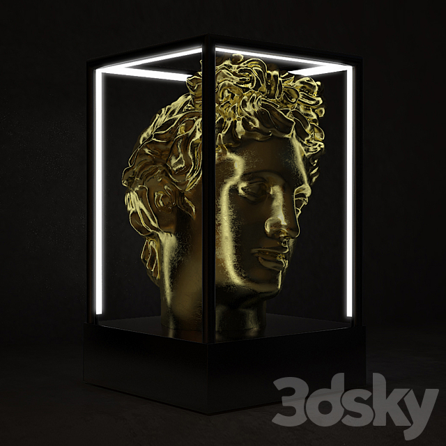 Table lamp Apollo 3DSMax File - thumbnail 2