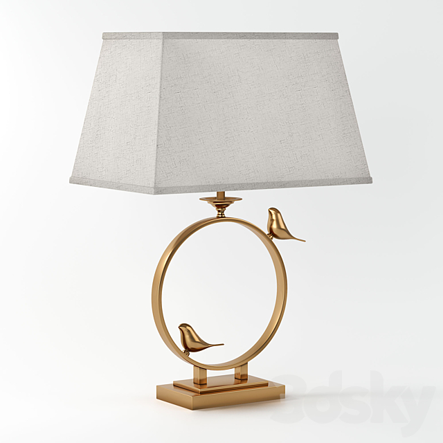 Table lamp Arte Lamp Rizzi A2230LT-1PB 3DS Max Model - thumbnail 2