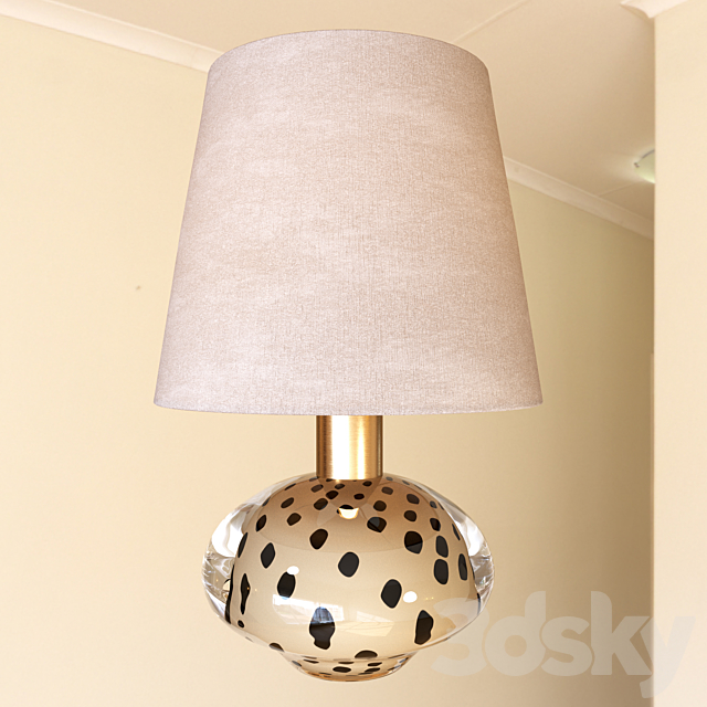 Table lamp AUDEN 3DS Max Model - thumbnail 3