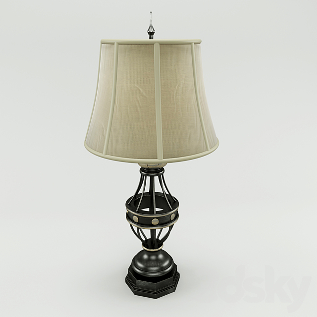 Table lamp Augustine 3DSMax File - thumbnail 2