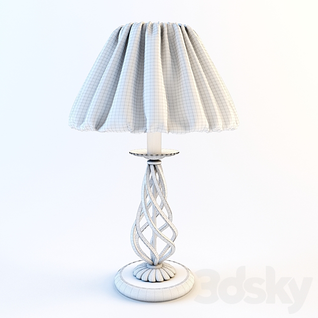 Table lamp Blitz 3DS Max Model - thumbnail 2