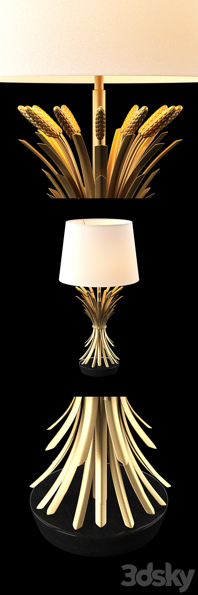 Table lamp Bonheur by Eichholtz 3DSMax File - thumbnail 2